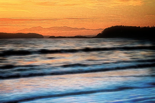 Toffino sunset by Andrew Wasik